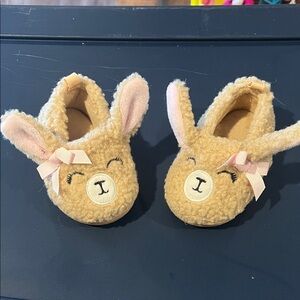 Wonder Nation Cozy Beige Baby Slippers